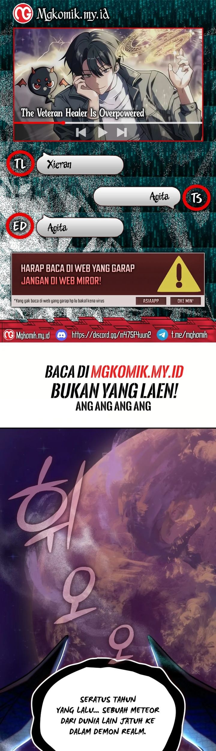 Komik The Veteran Healer Is Overpowered Chapter 1 gambar nomor 1