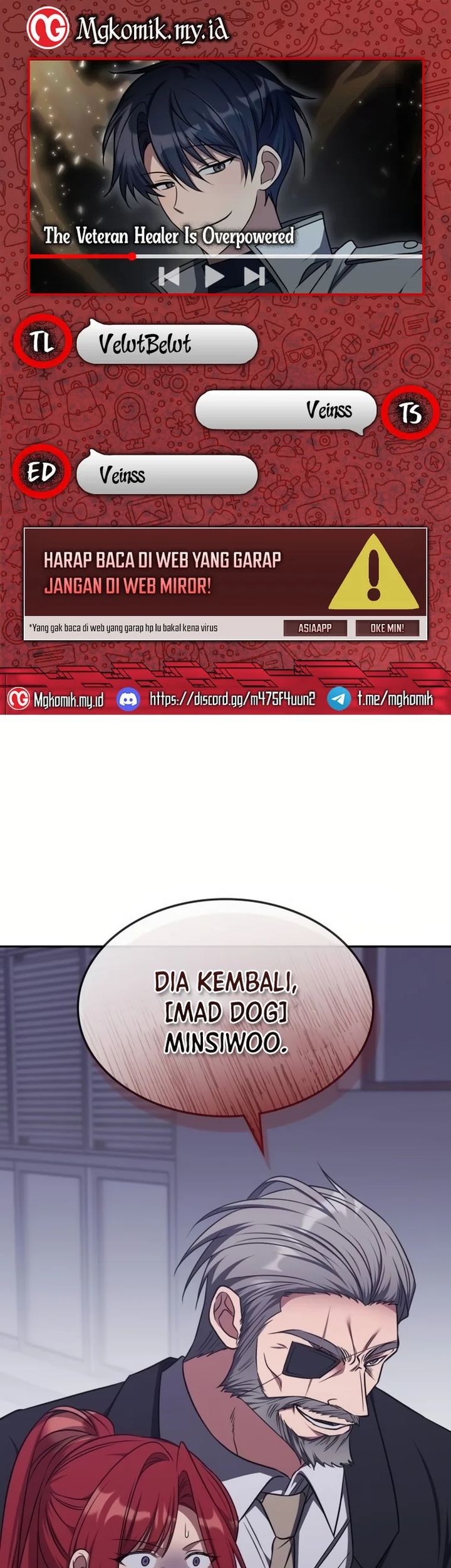 Komik The Veteran Healer Is Overpowered Chapter 19 gambar nomor 1