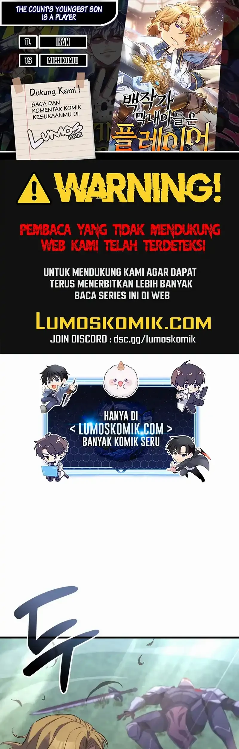 Komik The Count’s Youngest Son Is A Player! Chapter 130 gambar nomor 1