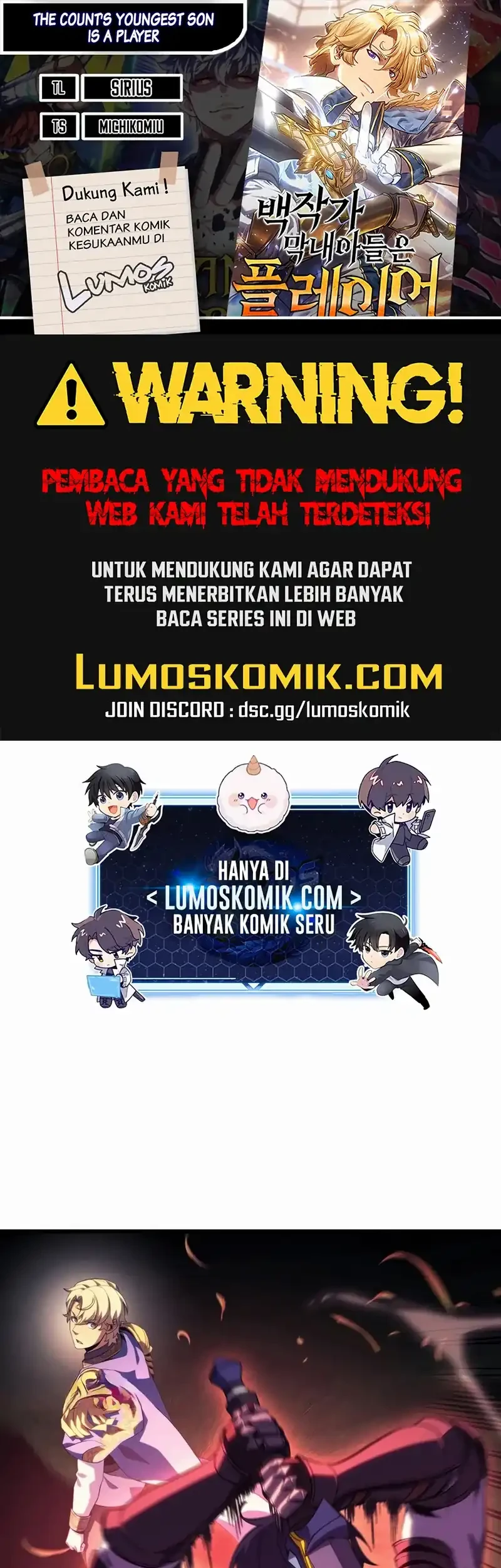 Komik The Count’s Youngest Son Is A Player! Chapter 131 gambar nomor 1