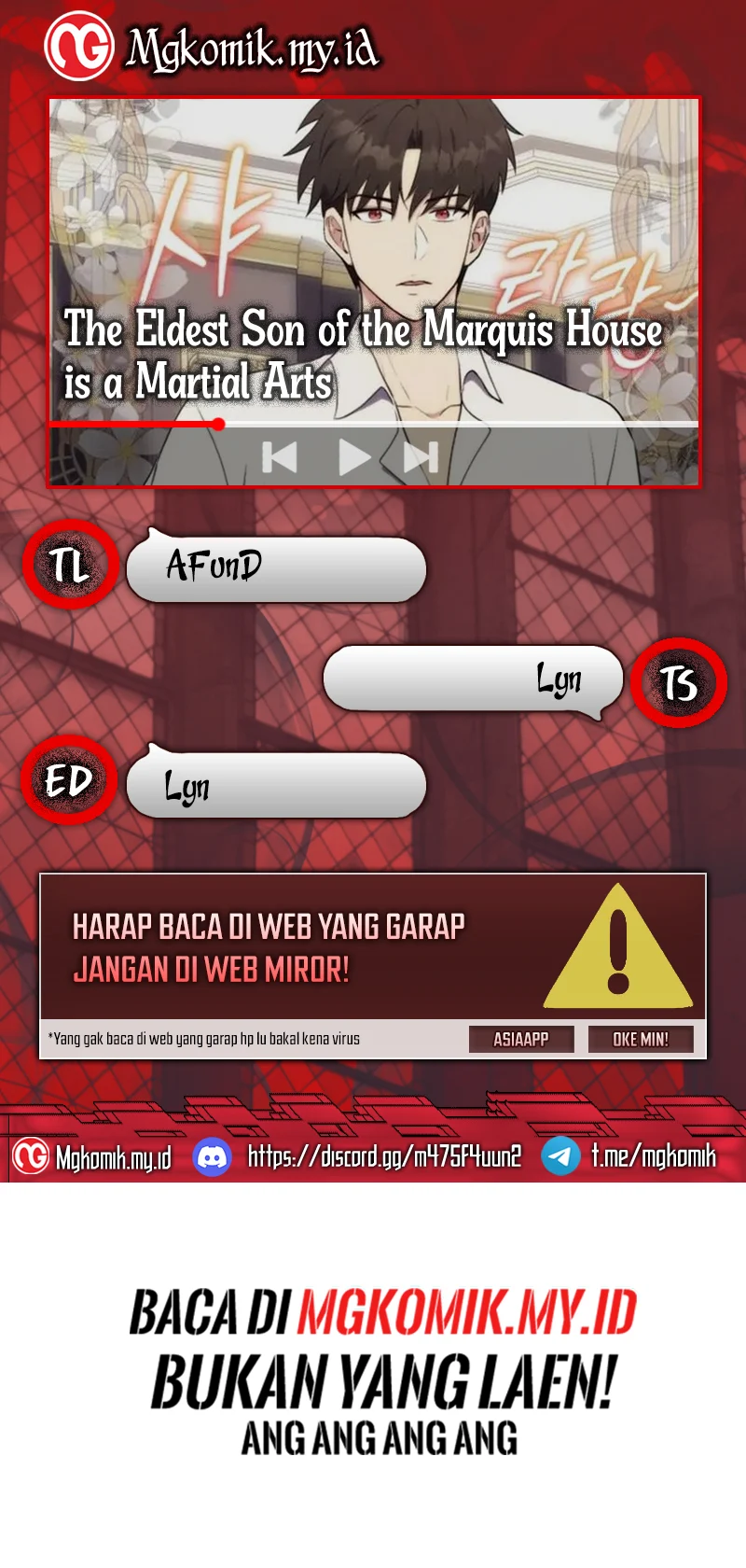 Komik The Eldest Son of the Marquis House is a Martial Artist Chapter 26 gambar nomor 1