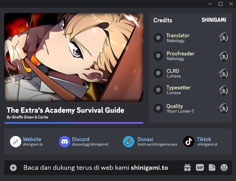 Komik The Extra’s Academy Survival Guide Chapter 82.5 gambar nomor 1