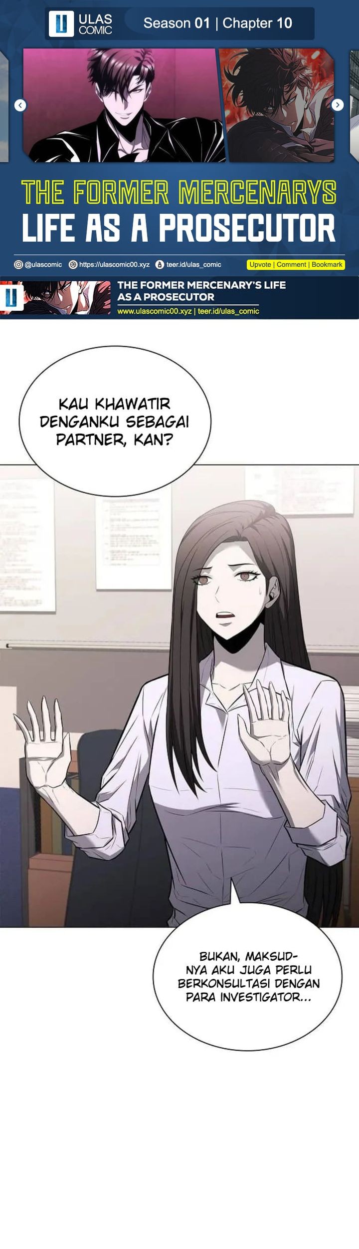 Komik The Former Mercenary’s Life as a Prosecutor Chapter 10 gambar nomor 1