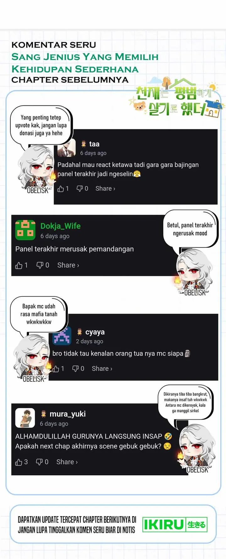 The Genius Decided to Live an Ordinary Life Chapter 32 Gambar 81