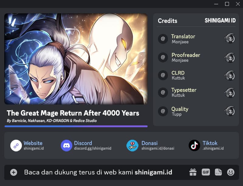 Komik The Great Mage Returns After 4000 Years Chapter 170 gambar nomor 1