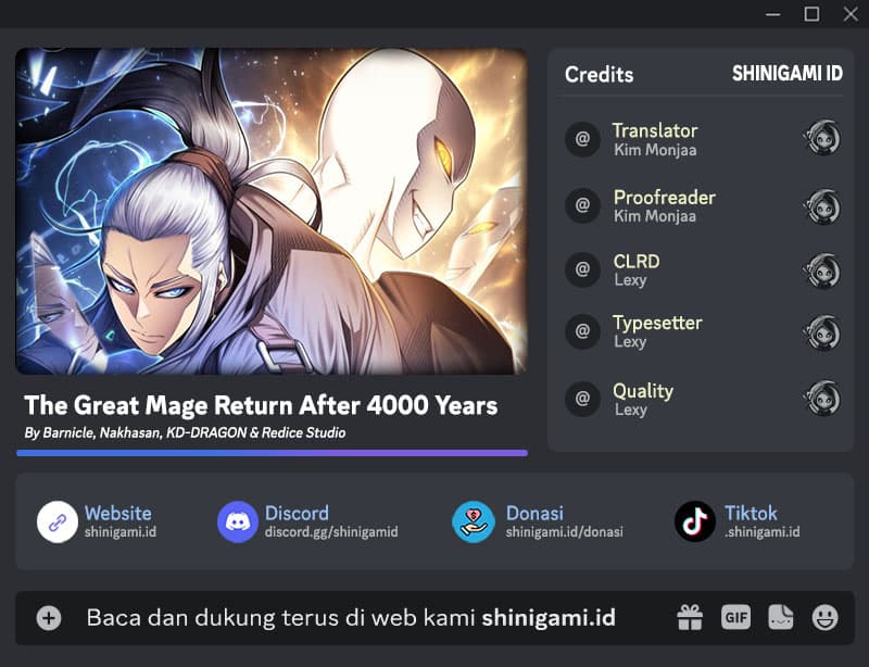 Komik The Great Mage Returns After 4000 Years Chapter 178 gambar nomor 1