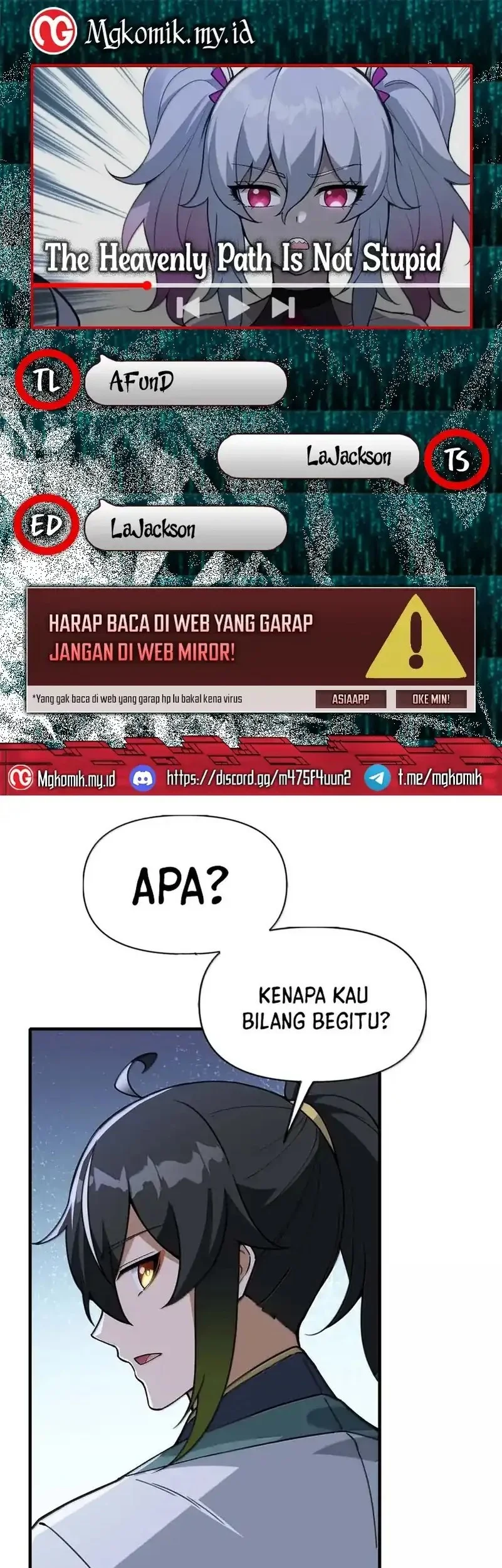 Komik The Heavenly Path Is Not Stupid Chapter 153 gambar nomor 1