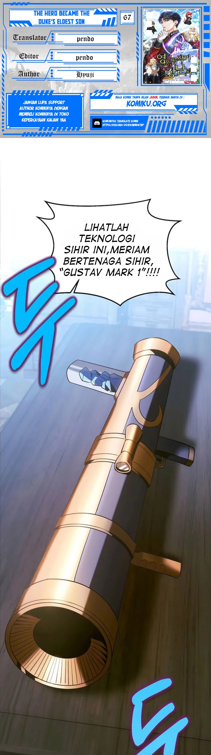 Komik The Hero Became The Duke’s Eldest Son Chapter 67 gambar nomor 1