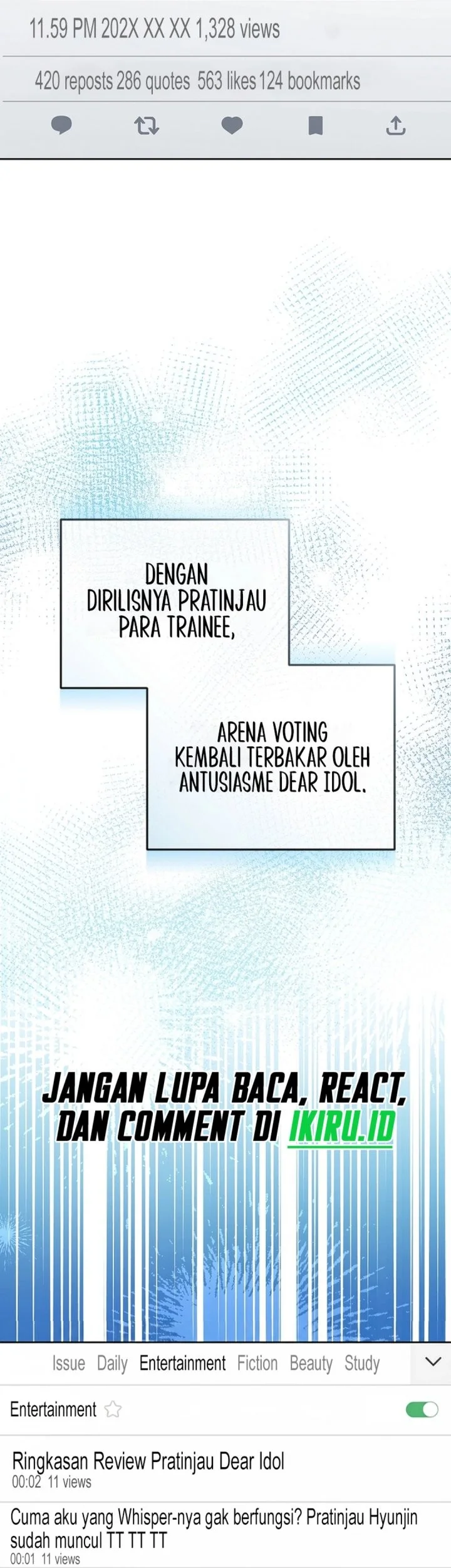 The Lucky Plan of an Idol in His Second Life Chapter 24 Gambar 65