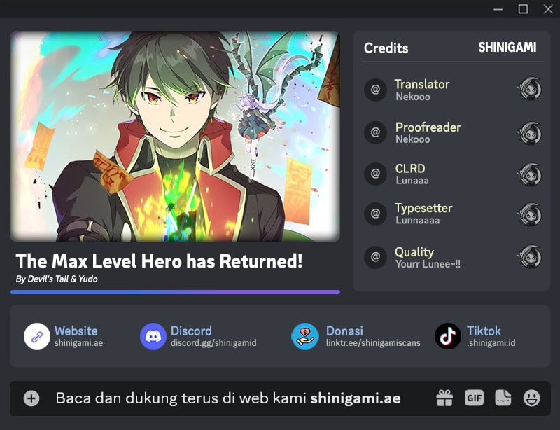 Komik The MAX leveled hero will return! Chapter 205 gambar nomor 1