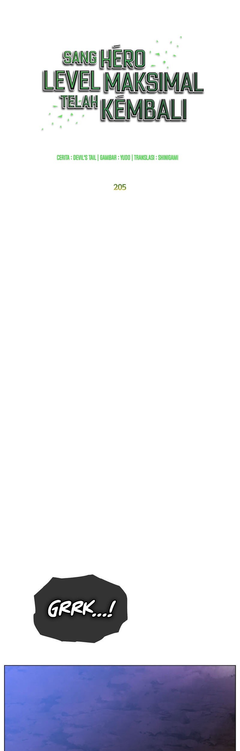 The MAX leveled hero will return! Chapter 205 Gambar 11