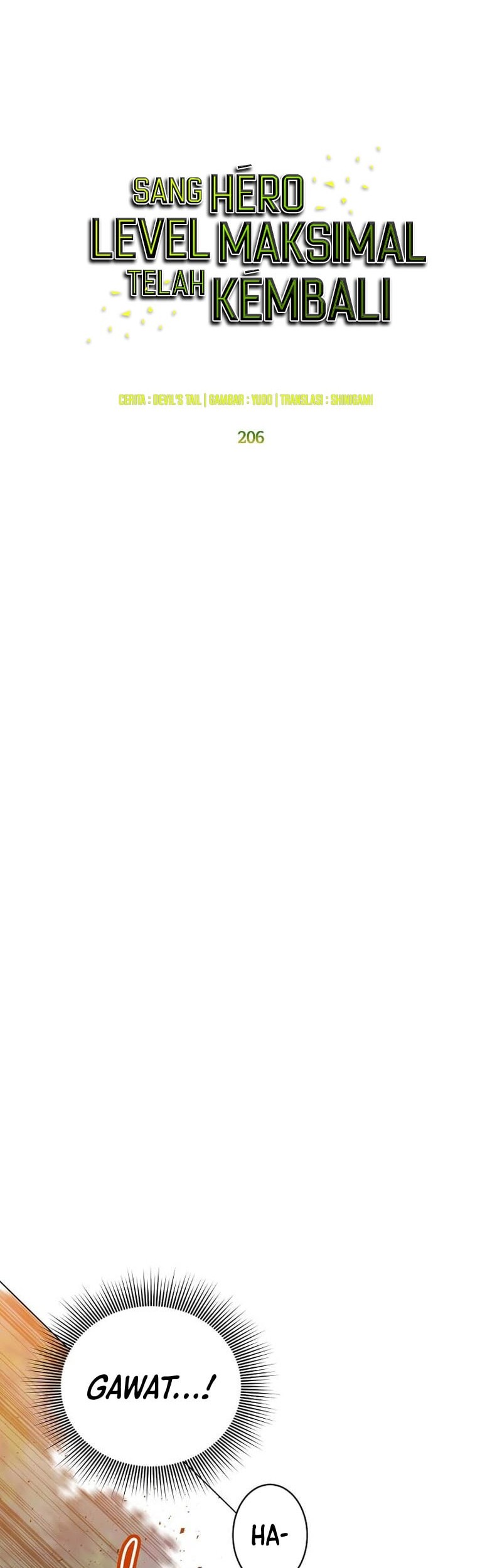 The MAX leveled hero will return! Chapter 206 Gambar 27