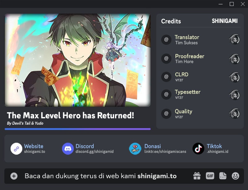 Komik The MAX leveled hero will return! Chapter 207 gambar nomor 1