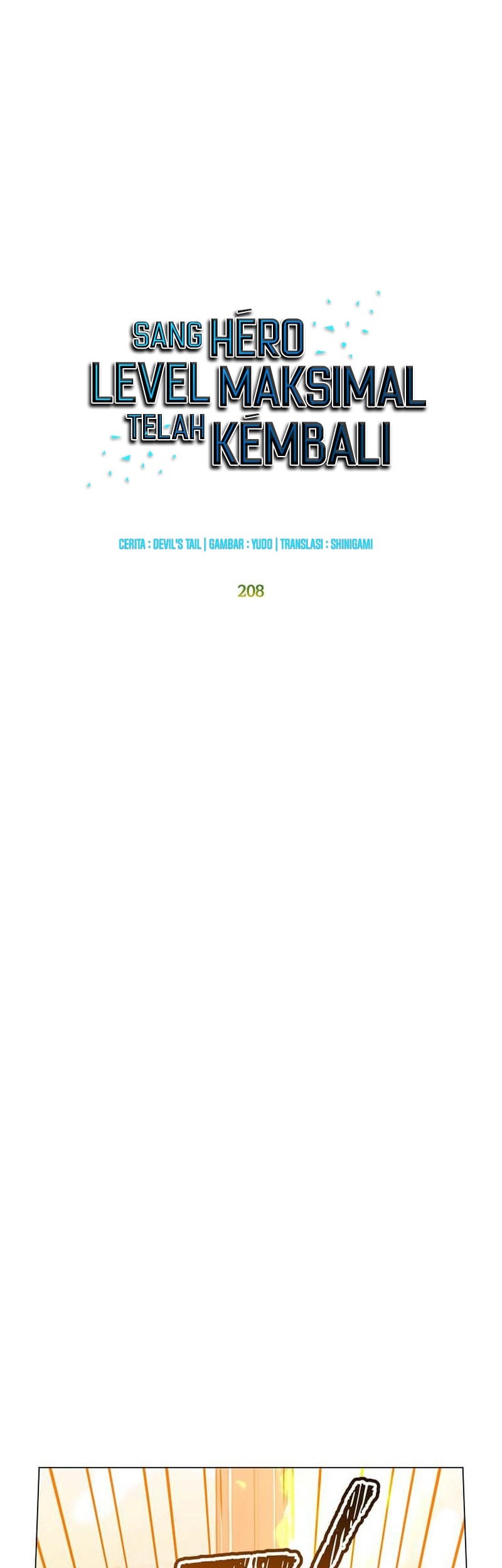 The MAX leveled hero will return! Chapter 208 Gambar 19