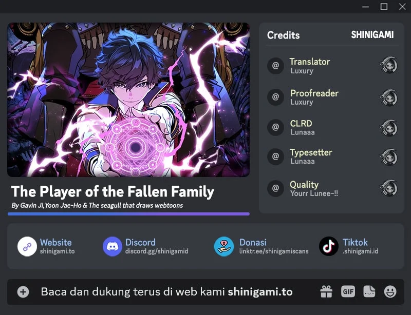 Komik The Player Of The Fallen Family Chapter 16 gambar nomor 1