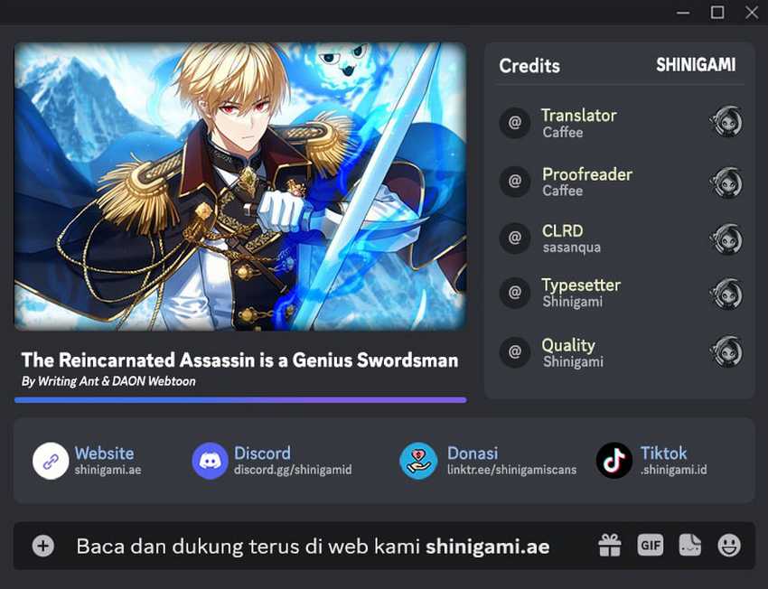 Komik The Reincarnated Assassin is a Genius Swordsman Chapter 64 gambar nomor 1