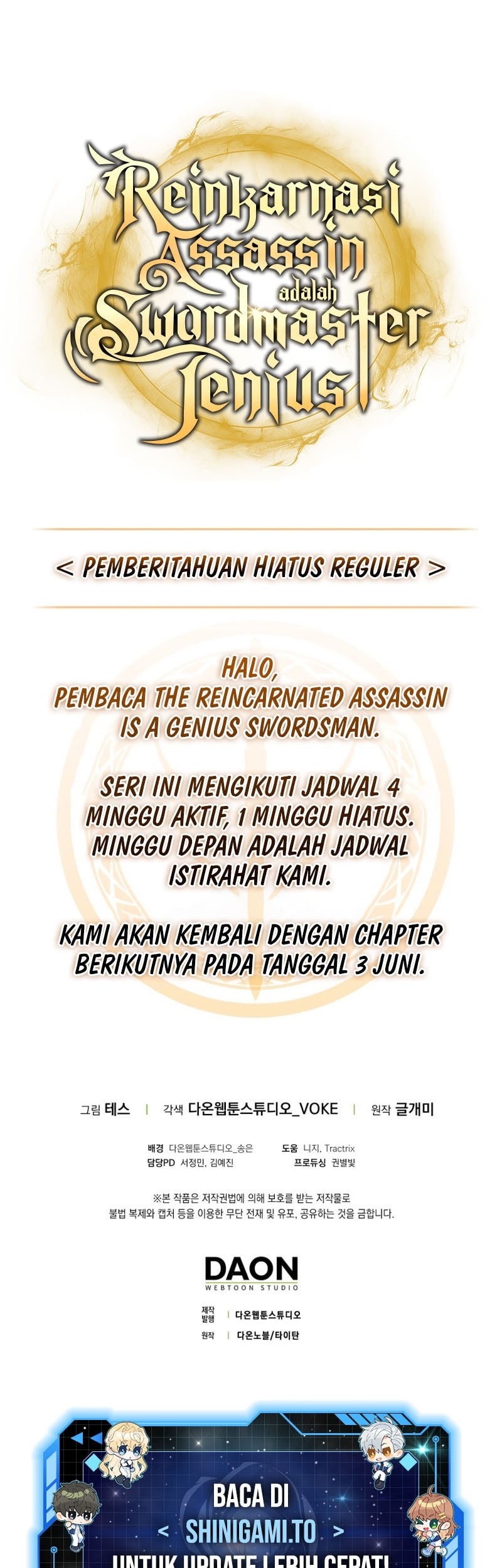 The Reincarnated Assassin is a Genius Swordsman Chapter 68 Gambar 76