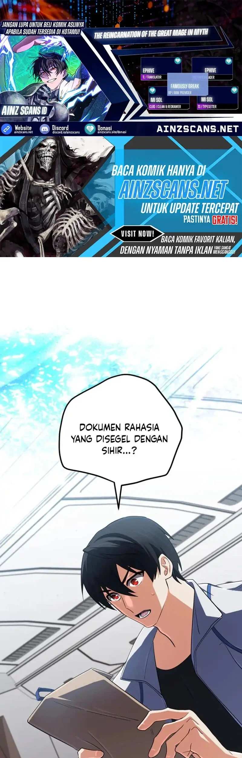 Komik The Return of the Mythical Archmage Chapter 69 gambar nomor 1