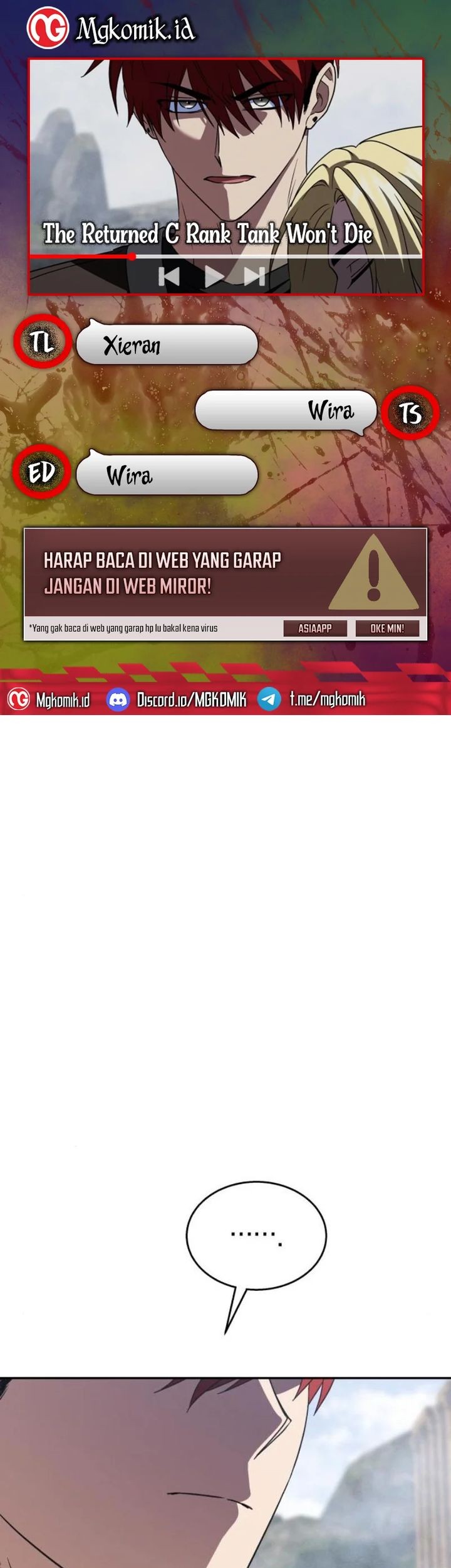 Komik The Returned C-Rank Tank Won’t Die! Chapter 22 gambar nomor 1