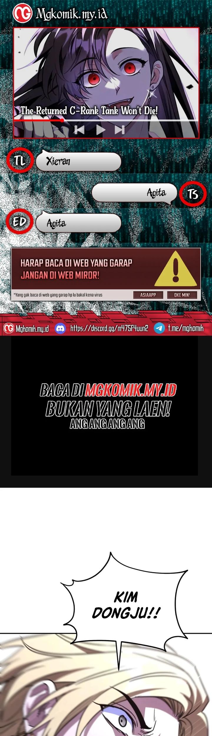 Komik The Returned C-Rank Tank Won’t Die! Chapter 27 gambar nomor 1