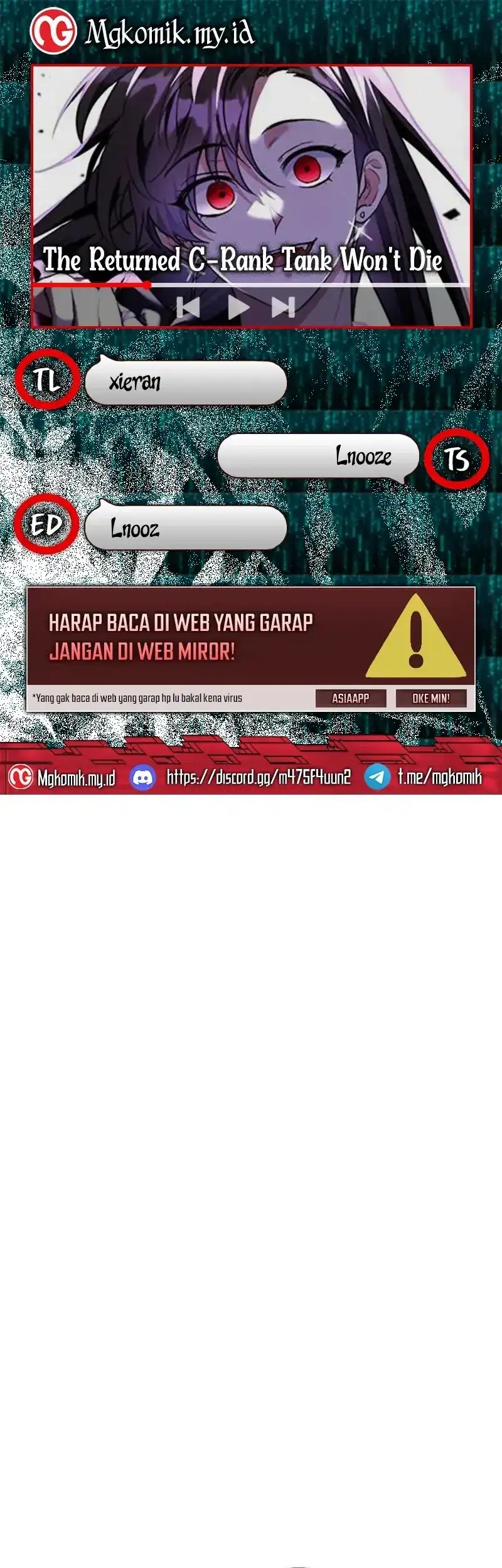 Komik The Returned C-Rank Tank Won’t Die! Chapter 29 gambar nomor 1