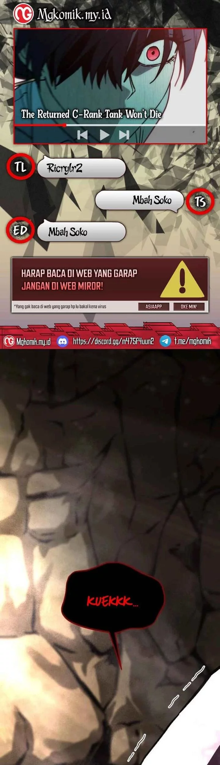 Komik The Returned C-Rank Tank Won’t Die! Chapter 34 gambar nomor 1