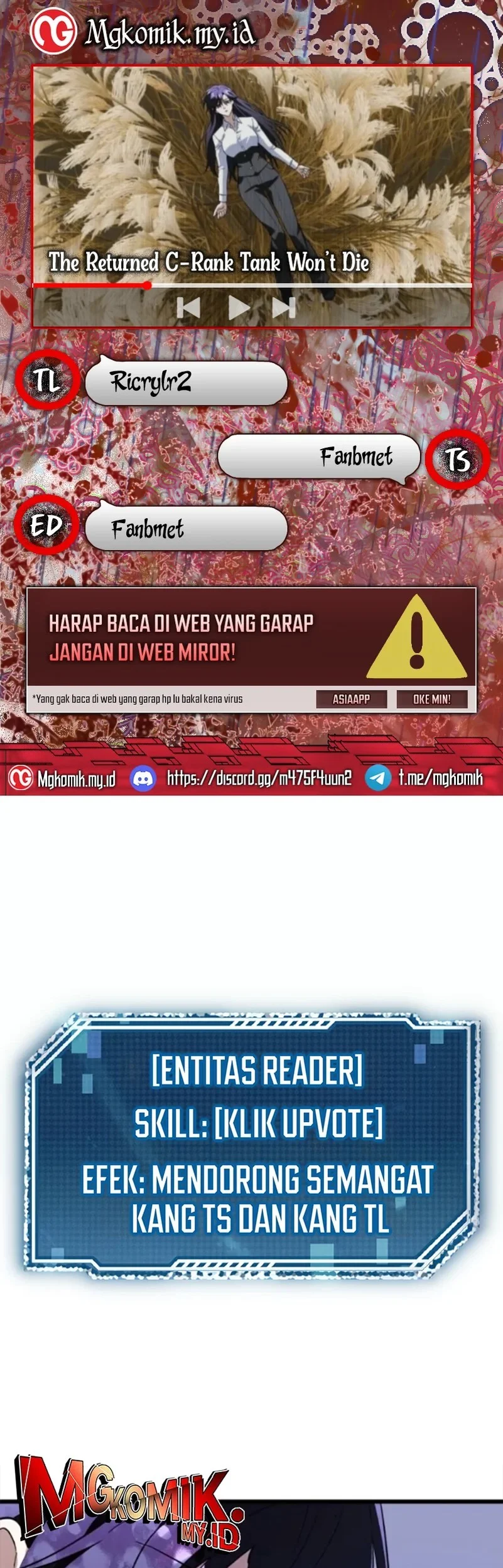 Komik The Returned C-Rank Tank Won’t Die! Chapter 40 gambar nomor 1