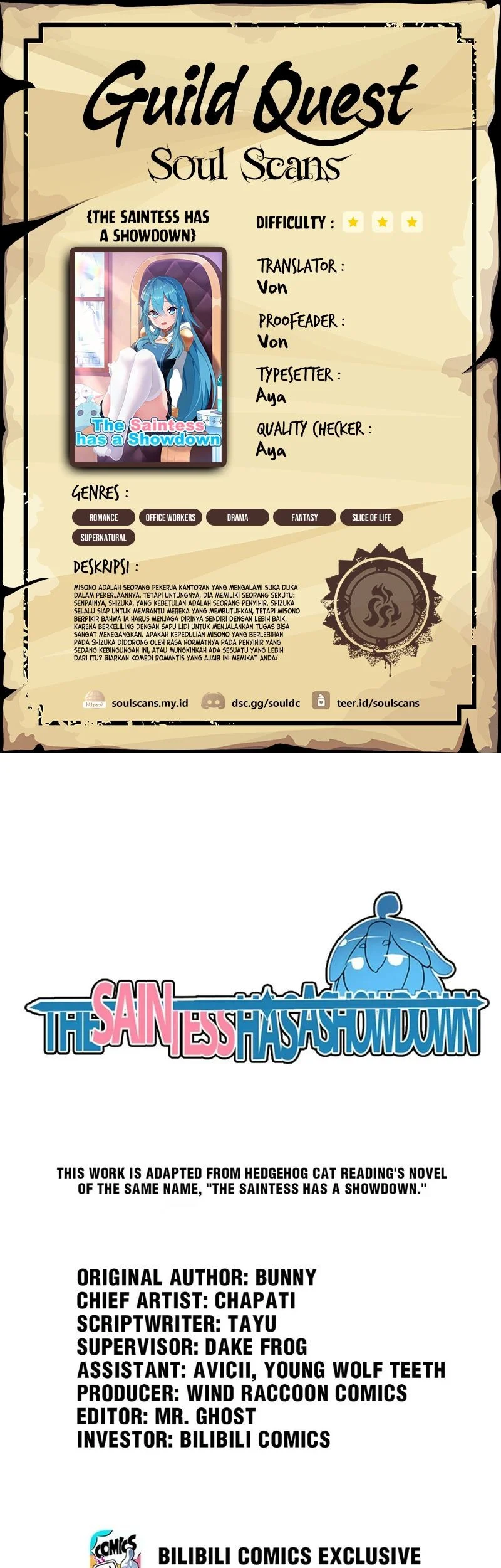 Komik The Saintess Has a Showdown Chapter 11 gambar nomor 1