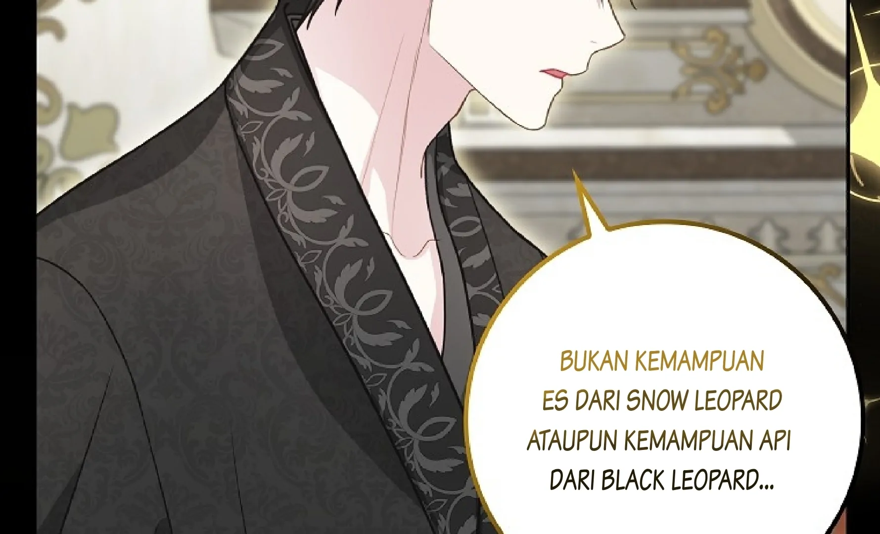 The Snow Leopard Baby of the Black Leopard Family Chapter 7 Gambar 141