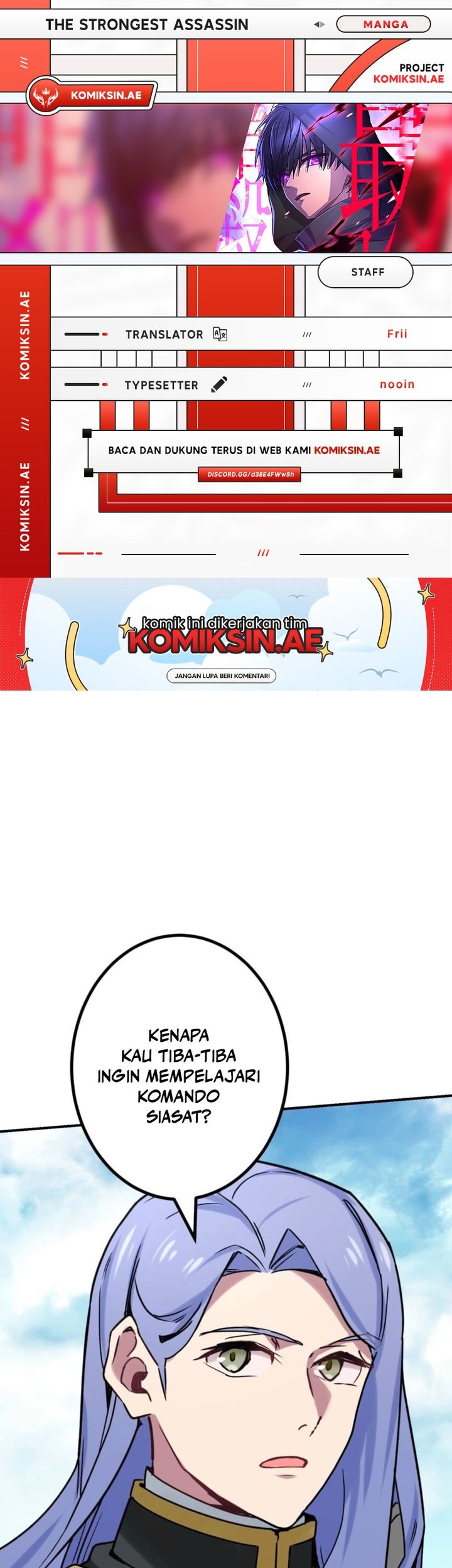 Komik The strongest assassin gets transferred to another world with his whole class Chapter 93 gambar nomor 1