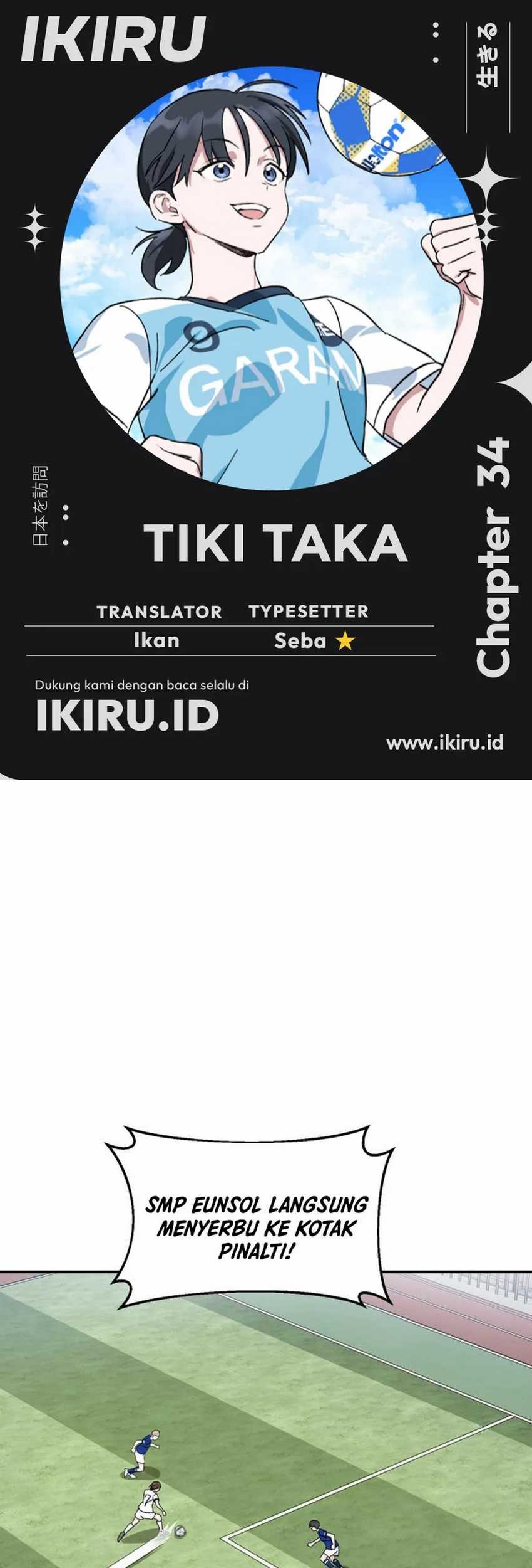 Komik Tiki-Taka Chapter 34 gambar nomor 1