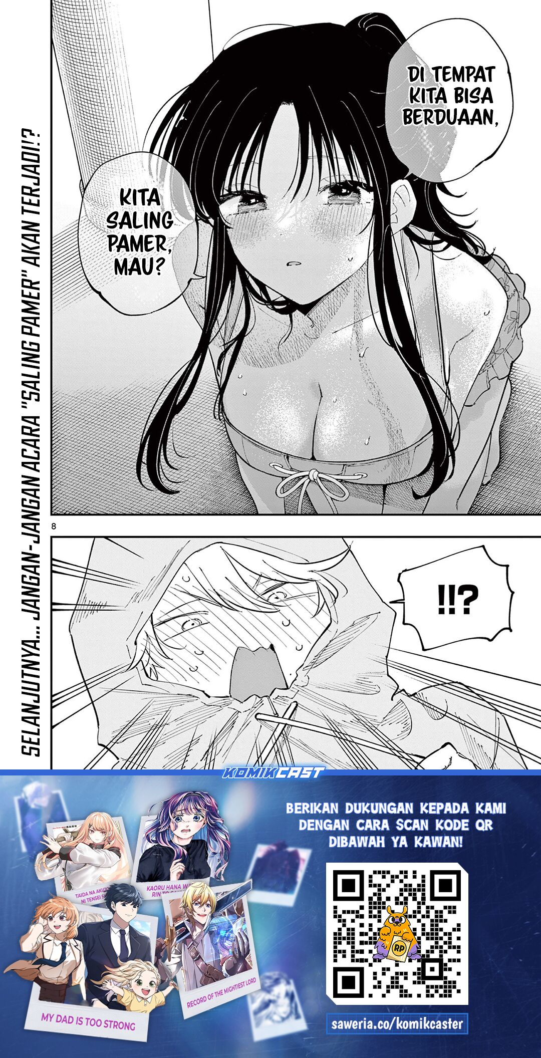 Tonari no Seki no Yatsu ga Souiu Me de Mitekuru Chapter 68 Gambar 8