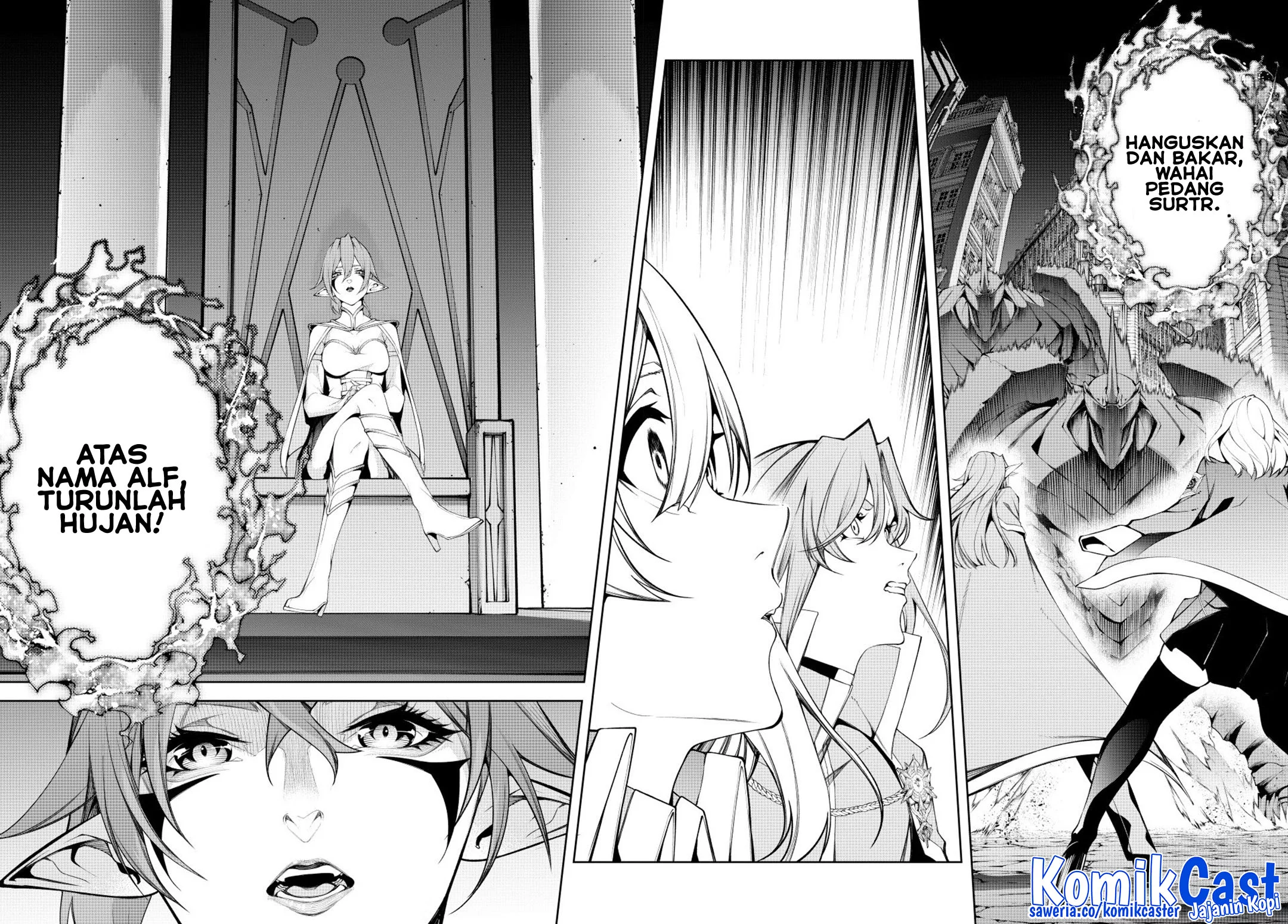 Tsue to Tsurugi no Wistoria Chapter 55 Gambar 19