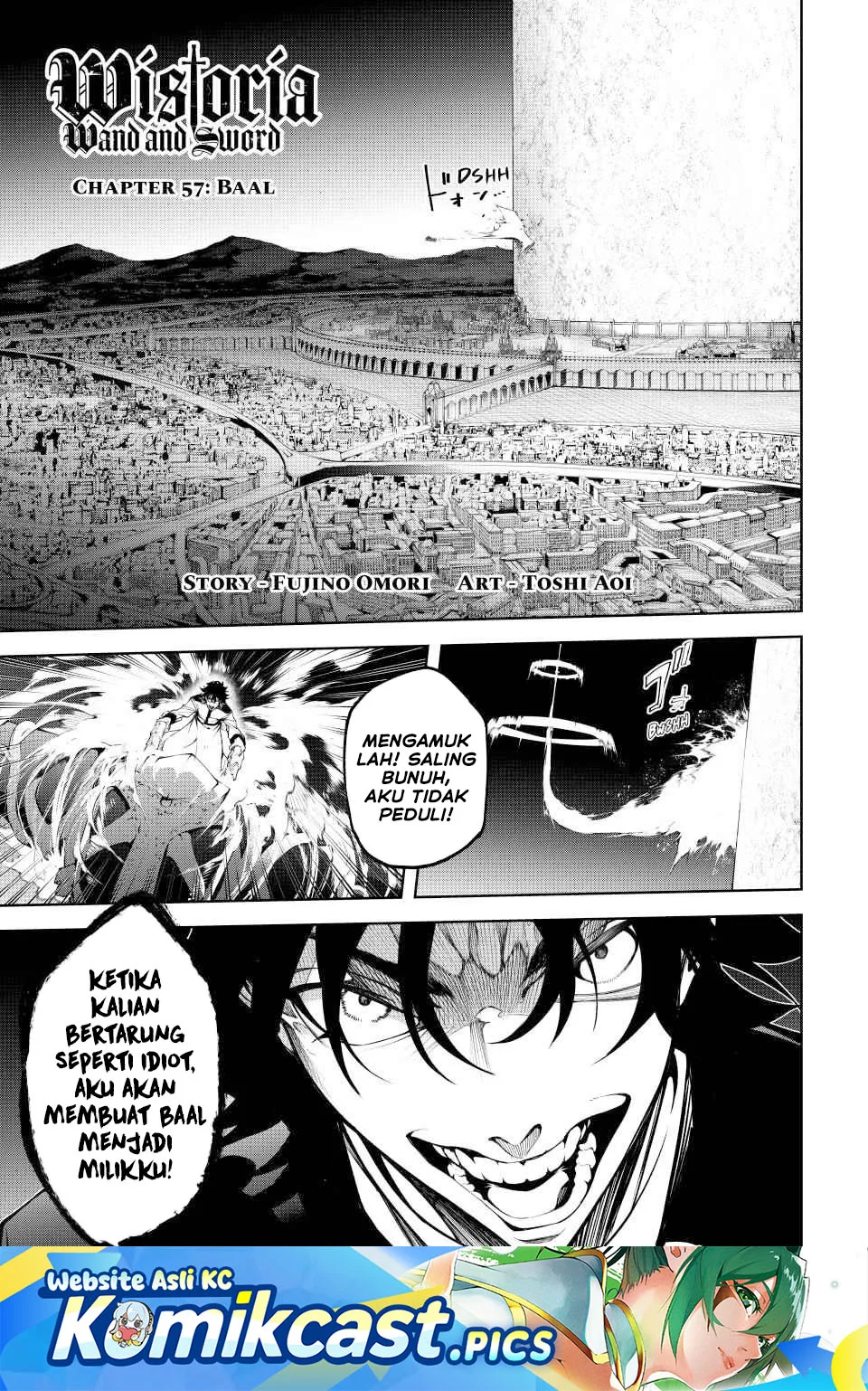 Komik Tsue to Tsurugi no Wistoria Chapter 57 gambar nomor 1