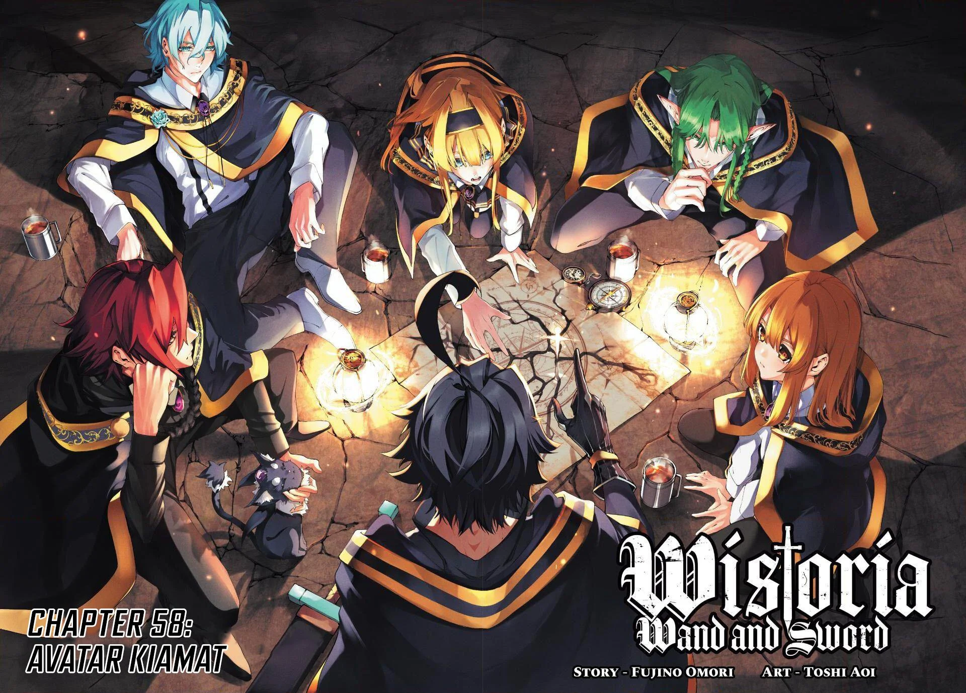 Komik Tsue to Tsurugi no Wistoria Chapter 58 gambar nomor 1