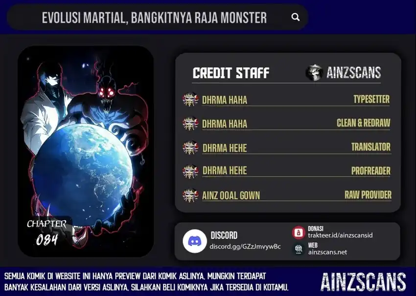 Komik Ultimate Martial Evolution: Begin by Awakening the King of Monsters Chapter 84 gambar nomor 1