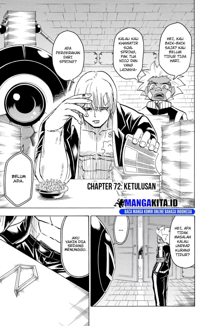 Manga Undead Unluck Chapter 72 gambar nomor 2