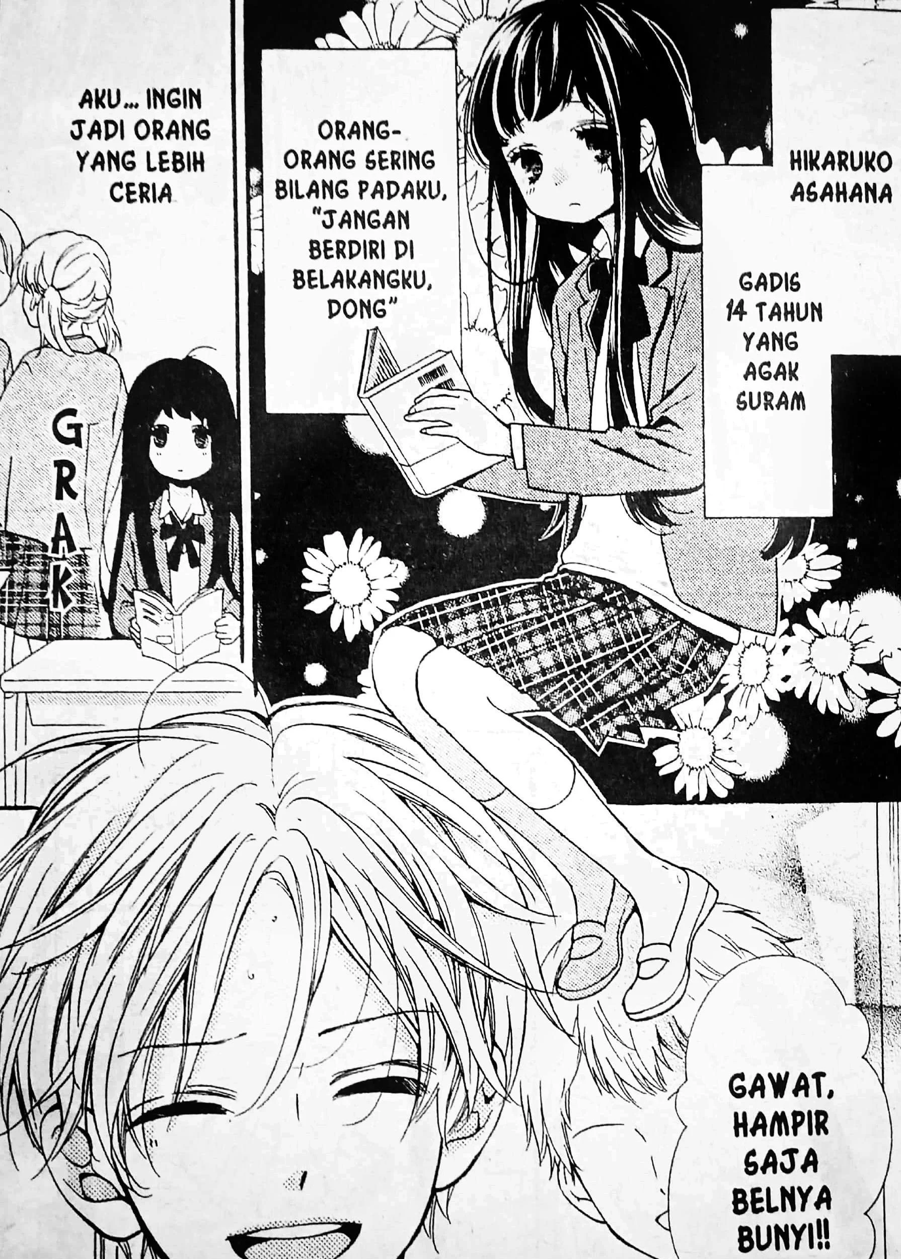 Ushiro no Hikaruko-chan Chapter 1.1 Gambar 9