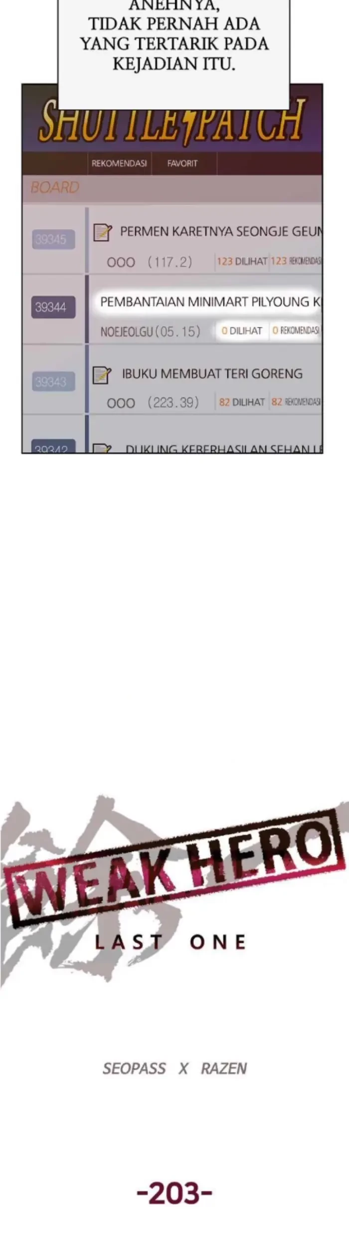 Weak Hero Chapter 203 Gambar 40