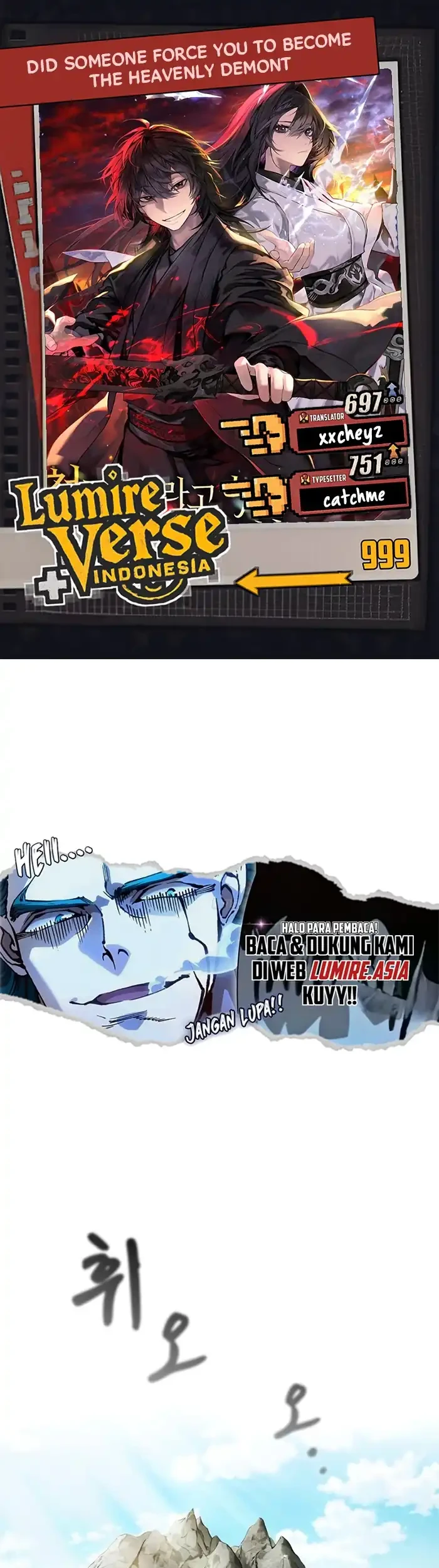 Komik Who’s threatening you with a knife to make you a Heavenly Demon? Chapter 16 gambar nomor 1