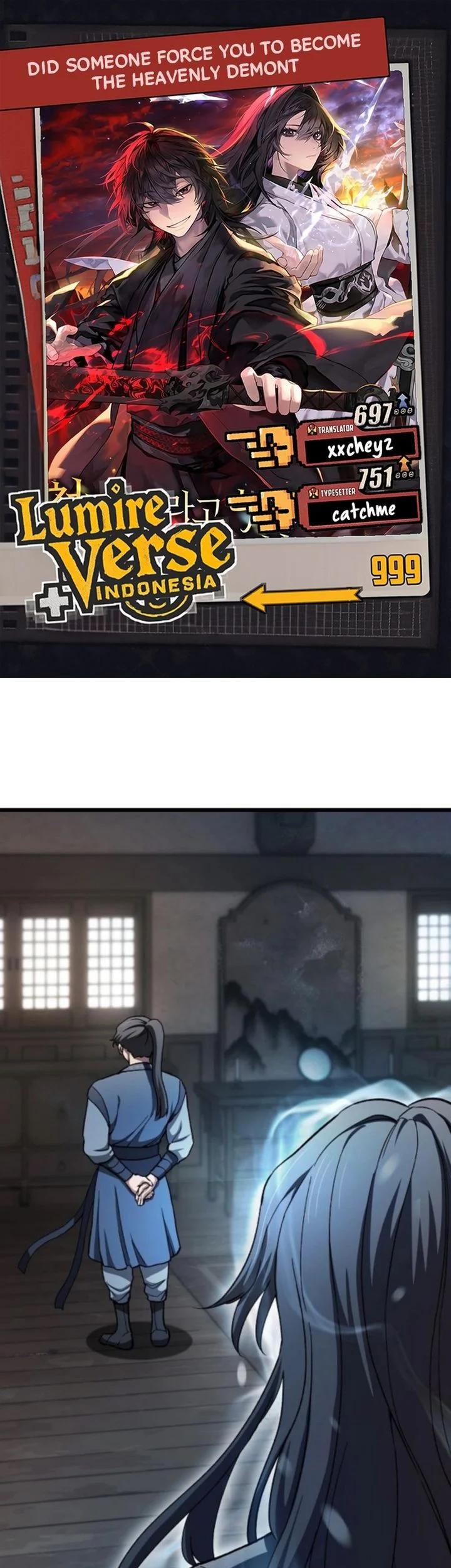 Komik Who’s threatening you with a knife to make you a Heavenly Demon? Chapter 20 gambar nomor 1