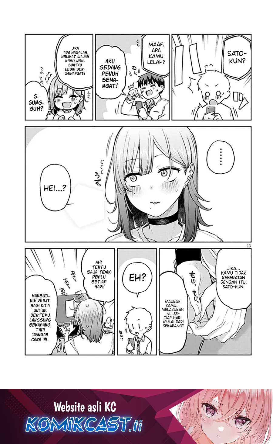 Komik Will You Marry Me If I Quit Being an Idol?! Chapter 13.2 gambar nomor 1