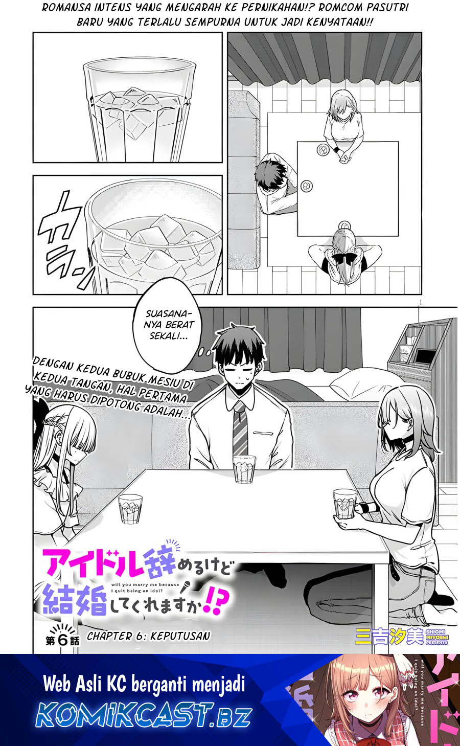 Komik Will You Marry Me If I Quit Being an Idol?! Chapter 6 gambar nomor 1