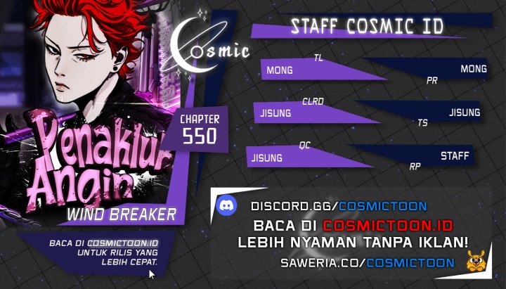 Komik Wind Breaker Chapter 550 gambar nomor 1