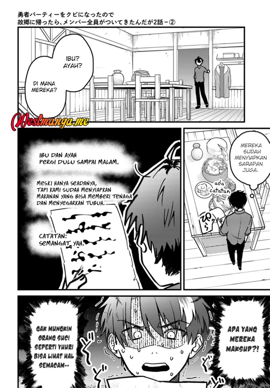 Manga Yuusha Party wo Kubi ni Natta node Kokyou ni Kaettara, Member Zenin ga Tsuitekitandaga Chapter 2.2 gambar nomor 2