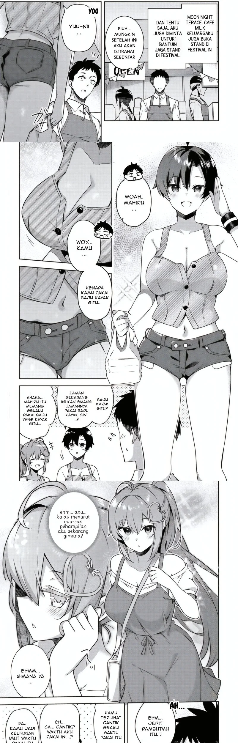 10-Nen Buri ni Saikai shita Kusogaki wa Seijun Bishoujo JK ni Seichou shiteita Chapter 13.1 Gambar 4