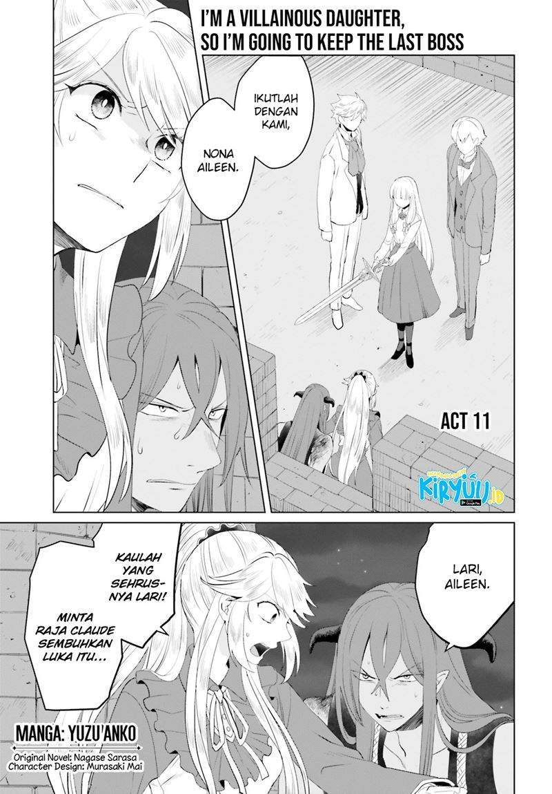 Komik I’m a Villainous Daughter so I’m going to keep the Last Boss Chapter 11 gambar nomor 1