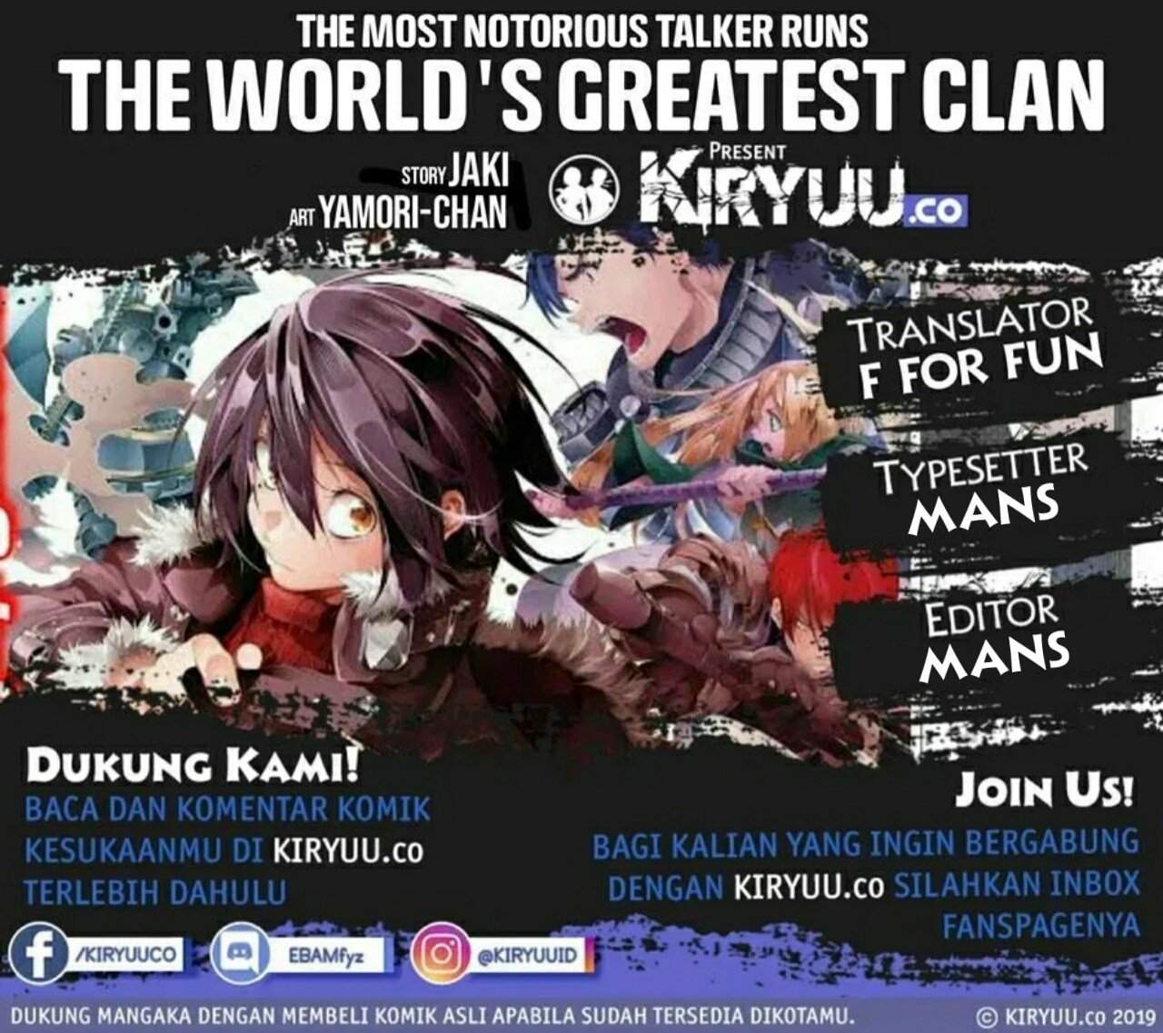 Komik The Most Notorious “Talker” Runs the World’s Greatest Clan Chapter 10 gambar nomor 1
