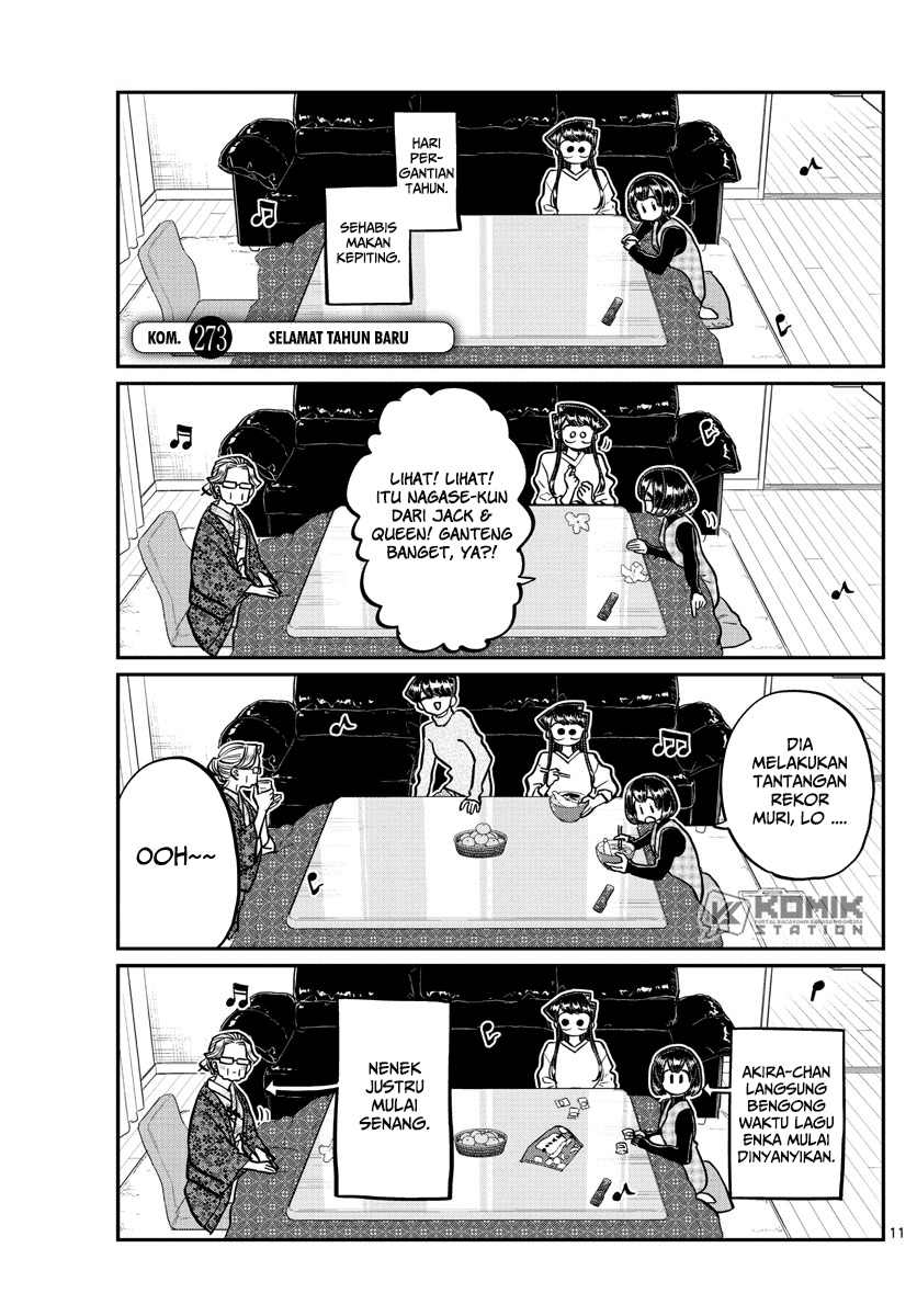 Manga Komi-san wa Komyushou Desu Chapter 273 gambar nomor 2