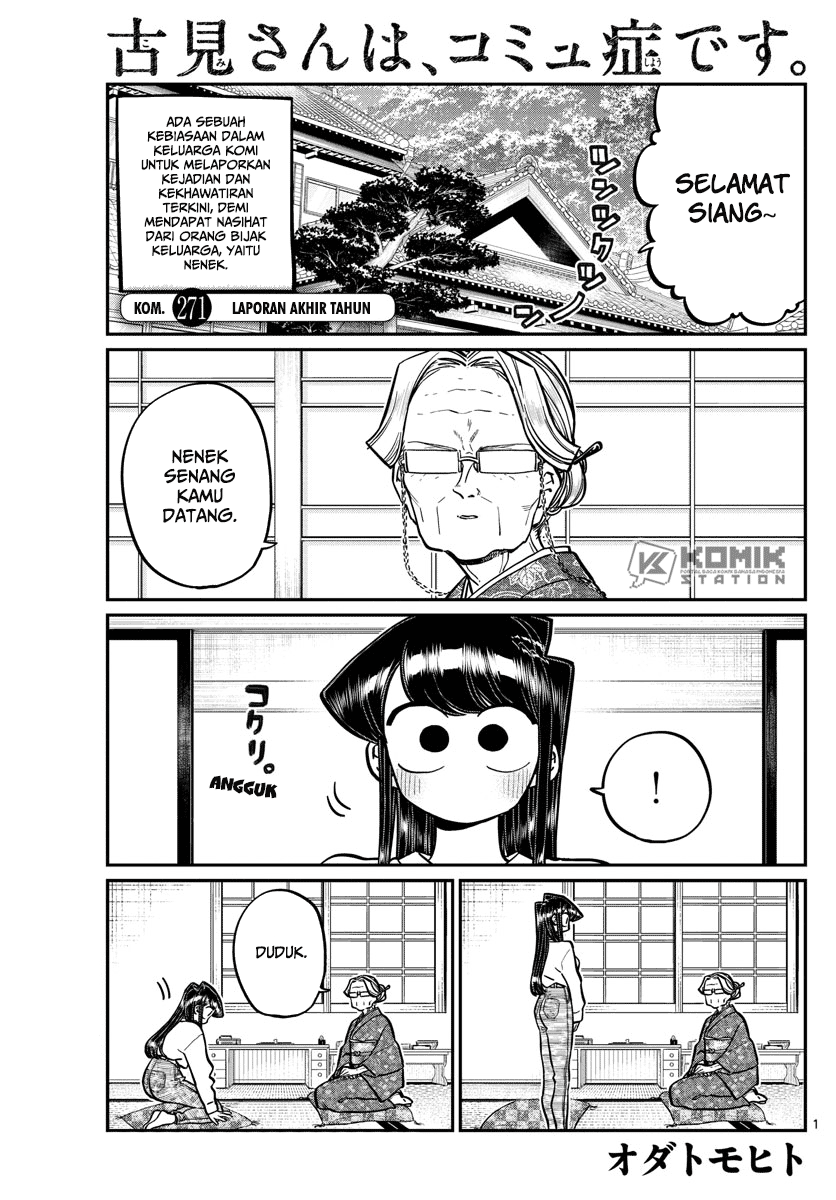 Manga Komi-san wa Komyushou Desu Chapter 271 gambar nomor 2